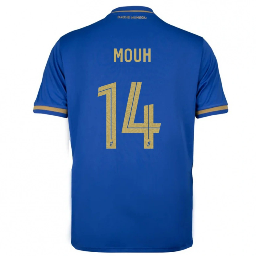 Danxen Kinder Yasir Mouh #14 Blau Gold Auswärtstrikot Trikot 2025/26 T-Shirt Schweiz