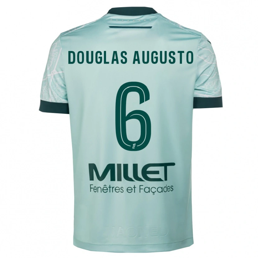 Danxen Kinder Douglas Augusto #6 Grün Weiß Auswärtstrikot Trikot 2025/26 T-Shirt Schweiz