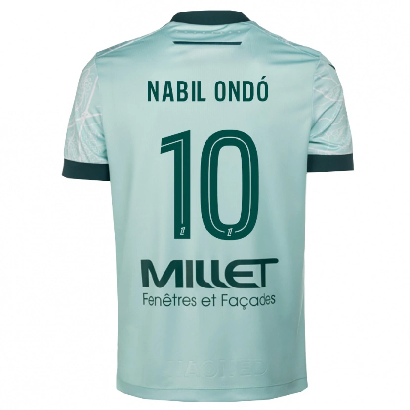 Danxen Kinder José Nabil Ondó #10 Grün Weiß Auswärtstrikot Trikot 2025/26 T-Shirt Schweiz