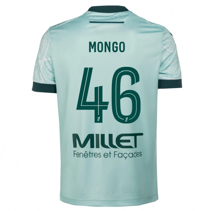 Danxen Kinder Enzo Mongo #46 Grün Weiß Auswärtstrikot Trikot 2025/26 T-Shirt Schweiz