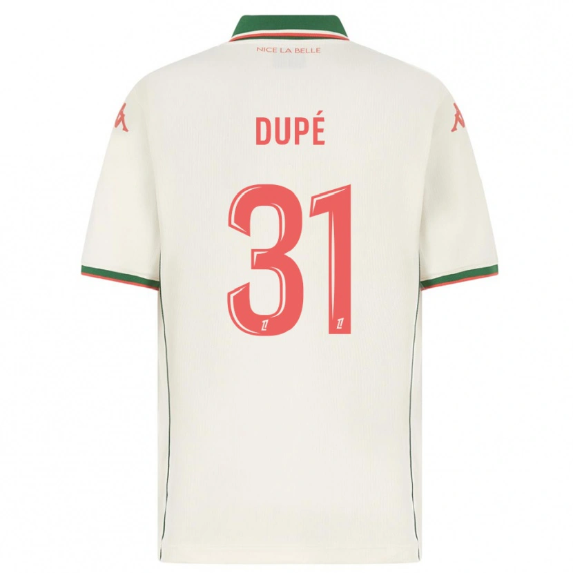 Danxen Kinder Maxime Dupé #31 Weiß Grün Auswärtstrikot Trikot 2025/26 T-Shirt Schweiz