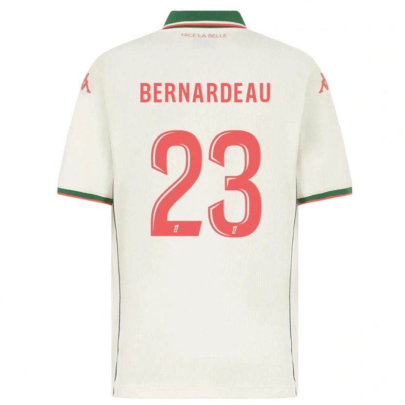 Danxen Kinder Gabin Bernardeau #23 Weiß Grün Auswärtstrikot Trikot 2025/26 T-Shirt Schweiz