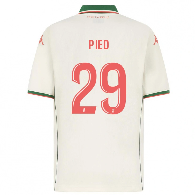 Danxen Kinder Jérémy Pied #29 Weiß Grün Auswärtstrikot Trikot 2025/26 T-Shirt Schweiz