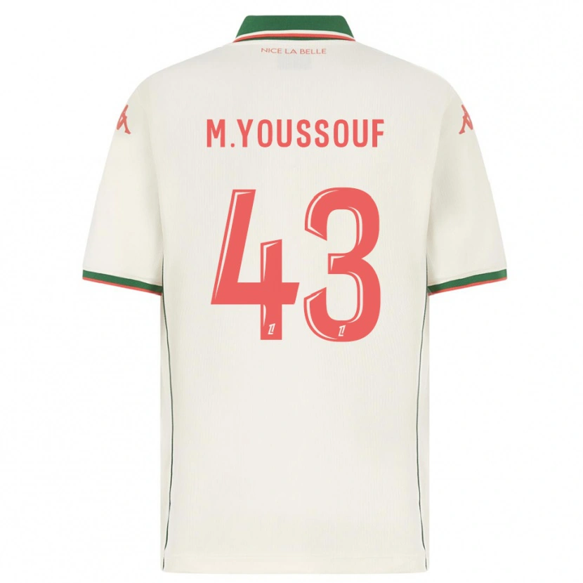 Danxen Kinder Mousslim Youssouf #43 Weiß Grün Auswärtstrikot Trikot 2025/26 T-Shirt Schweiz