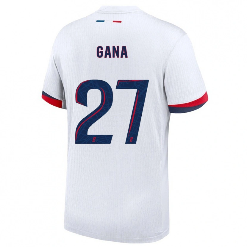Danxen Kinder Idrissa Gana Gueye #27 Weiß Rot Auswärtstrikot Trikot 2025/26 T-Shirt Schweiz