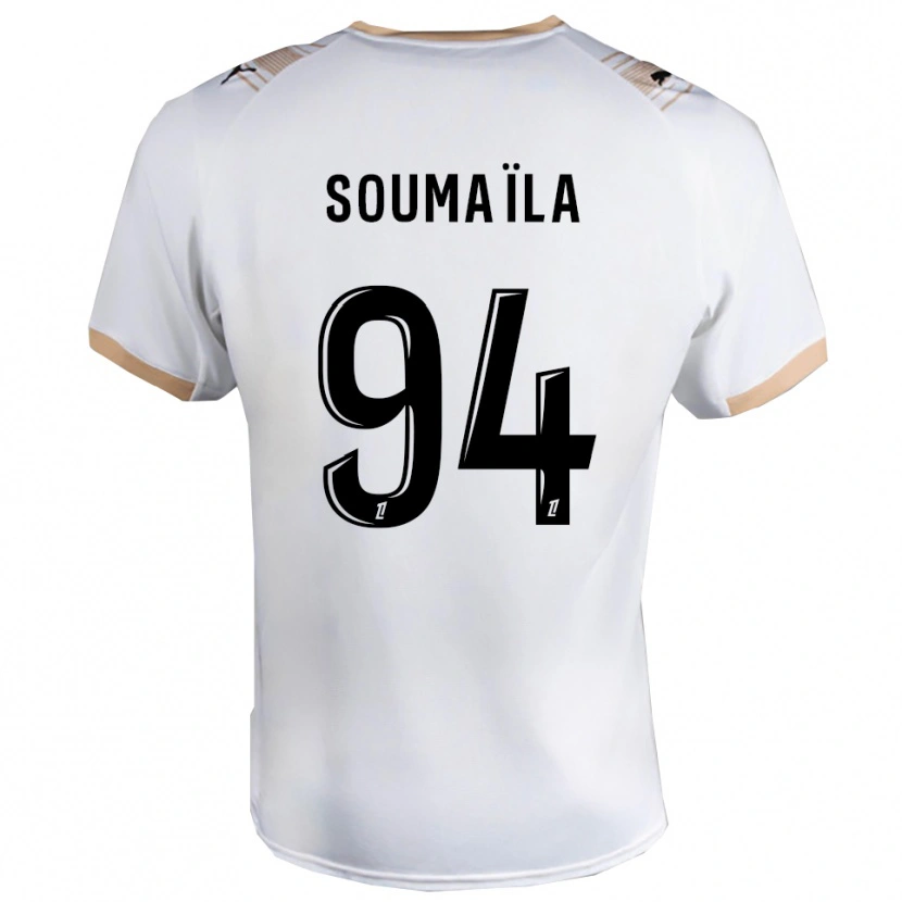 Danxen Kinder Soumaïla Sylla #94 Weiß Schwarz Auswärtstrikot Trikot 2025/26 T-Shirt Schweiz