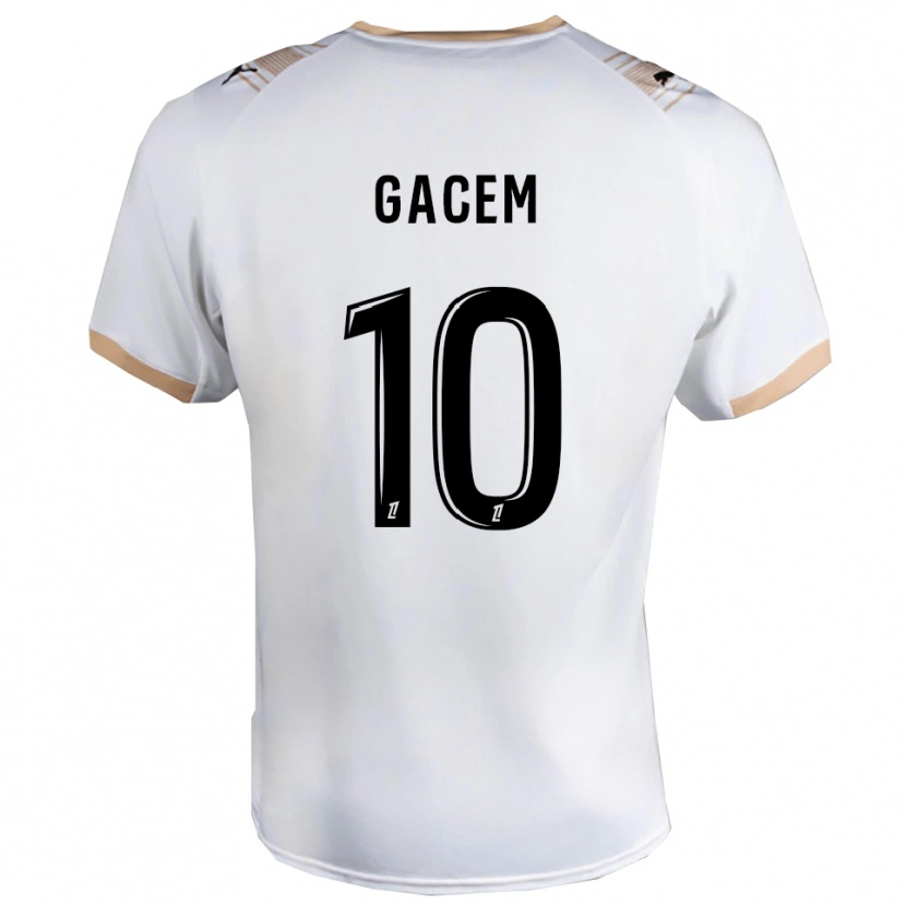 Danxen Kinder Yacine Gacem #10 Weiß Schwarz Auswärtstrikot Trikot 2025/26 T-Shirt Schweiz