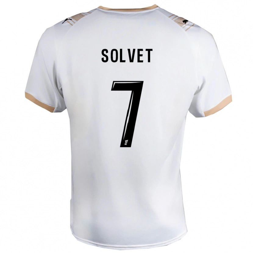 Danxen Kinder Anddrys Solvet #7 Weiß Schwarz Auswärtstrikot Trikot 2025/26 T-Shirt Schweiz