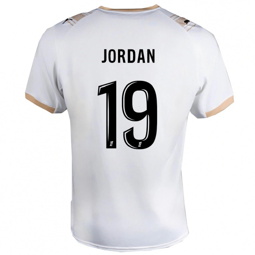 Danxen Kinder Jordan #19 Weiß Schwarz Auswärtstrikot Trikot 2025/26 T-Shirt Schweiz
