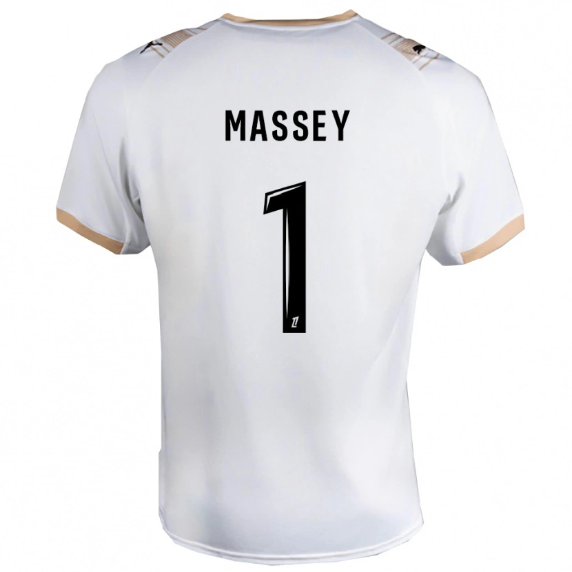 Danxen Kinder Kayza Massey #1 Weiß Schwarz Auswärtstrikot Trikot 2025/26 T-Shirt Schweiz