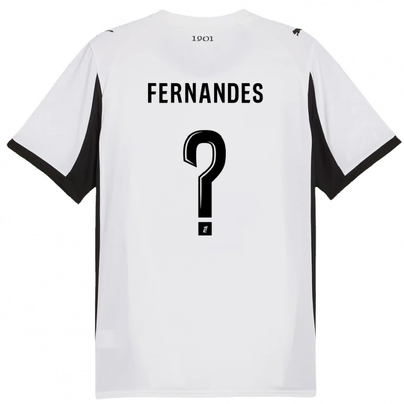 Danxen Kinder Alexis Fernandes #0 Weiß Schwarz Auswärtstrikot Trikot 2025/26 T-Shirt Schweiz