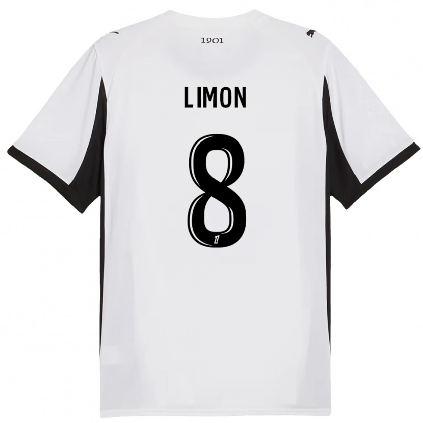 Danxen Kinder Paolo Limon #8 Weiß Schwarz Auswärtstrikot Trikot 2025/26 T-Shirt Schweiz
