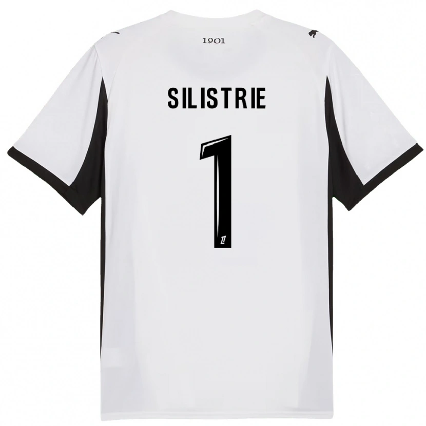 Danxen Kinder Mathys Silistrie #1 Weiß Schwarz Auswärtstrikot Trikot 2025/26 T-Shirt Schweiz