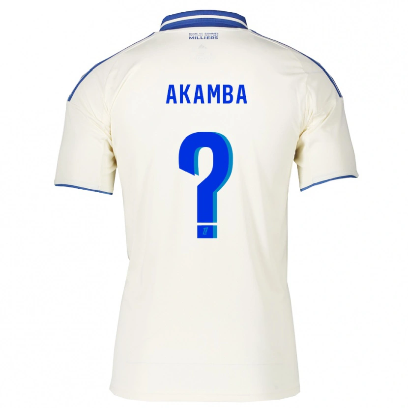 Danxen Kinder Fred Akamba #0 Champagner Blau Auswärtstrikot Trikot 2025/26 T-Shirt Schweiz