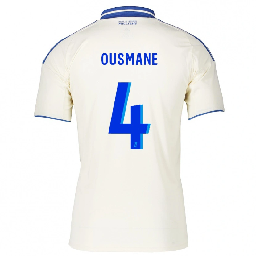 Danxen Kinder Abdoulaye Ousmane #4 Champagner Blau Auswärtstrikot Trikot 2025/26 T-Shirt Schweiz