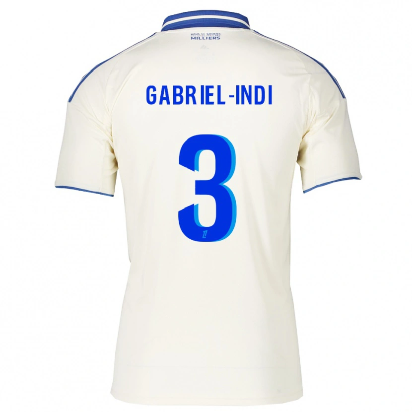 Danxen Kinder Amizade Gabriel-Indi #3 Champagner Blau Auswärtstrikot Trikot 2025/26 T-Shirt Schweiz