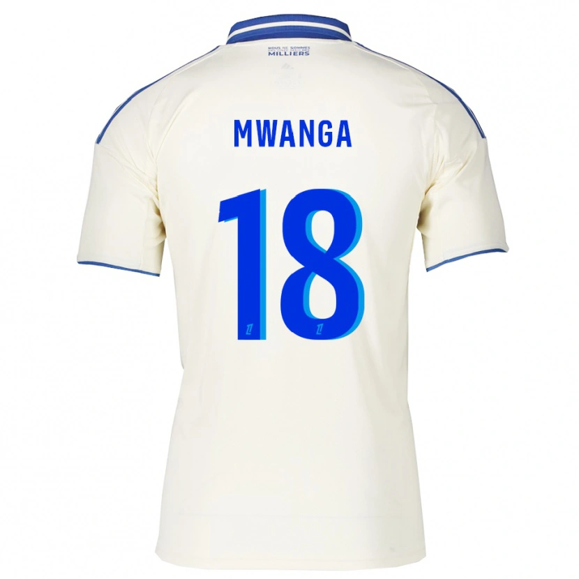 Danxen Kinder Junior Mwanga #18 Champagner Blau Auswärtstrikot Trikot 2025/26 T-Shirt Schweiz