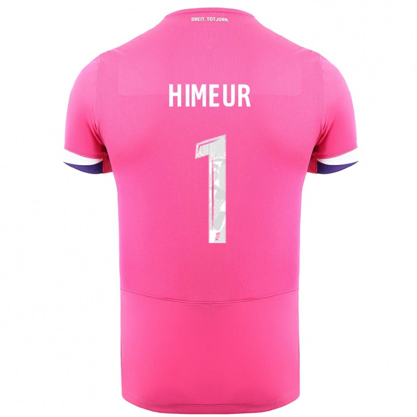Danxen Kinder Thomas Himeur #1 Rosa Weiß Auswärtstrikot Trikot 2025/26 T-Shirt Schweiz