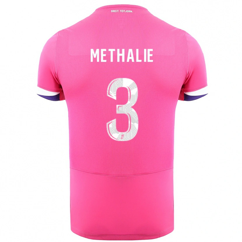Danxen Kinder Dayann Methalie #3 Rosa Weiß Auswärtstrikot Trikot 2025/26 T-Shirt Schweiz