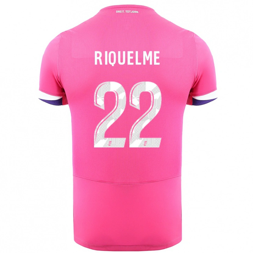 Danxen Kinder Laura Riquelme #22 Rosa Weiß Auswärtstrikot Trikot 2025/26 T-Shirt Schweiz