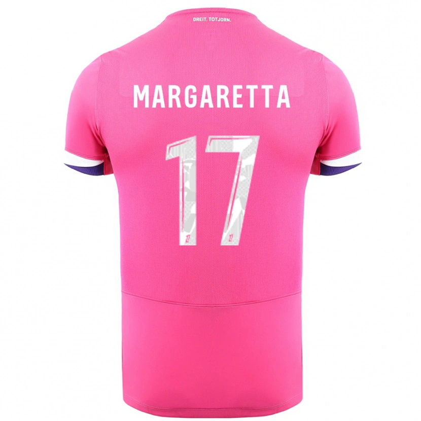 Danxen Kinder Jessica Margaretta #17 Rosa Weiß Auswärtstrikot Trikot 2025/26 T-Shirt Schweiz