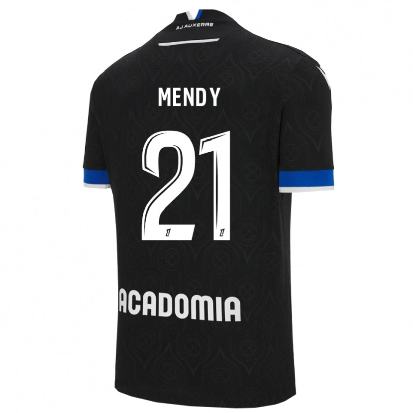 Danxen Kinder Tony Mendy #21 Schwarz Weiß Auswärtstrikot Trikot 2025/26 T-Shirt Schweiz