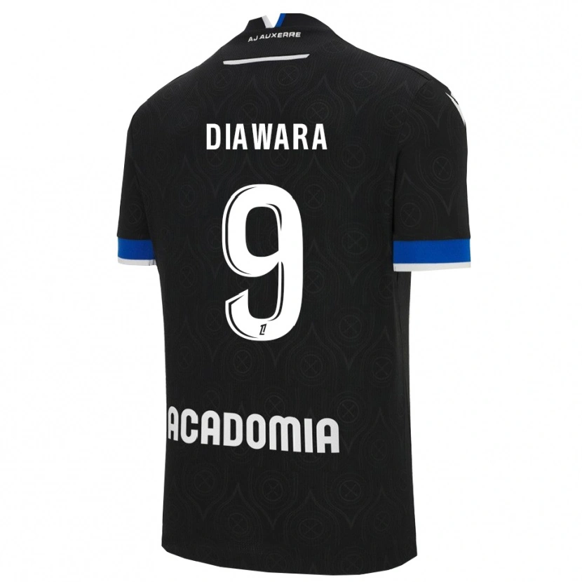 Danxen Kinder Tidiane Diawara #9 Schwarz Weiß Auswärtstrikot Trikot 2025/26 T-Shirt Schweiz
