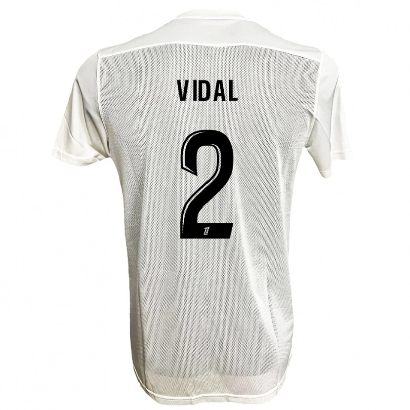 Danxen Kinder Abdaiyaan Vidal #2 Schwarz Weiß Auswärtstrikot Trikot 2025/26 T-Shirt Schweiz