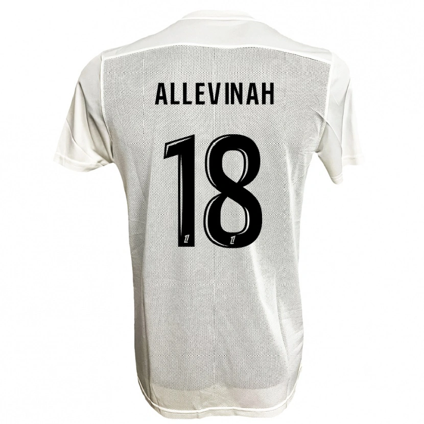 Danxen Kinder Jim Allevinah #18 Schwarz Weiß Auswärtstrikot Trikot 2025/26 T-Shirt Schweiz