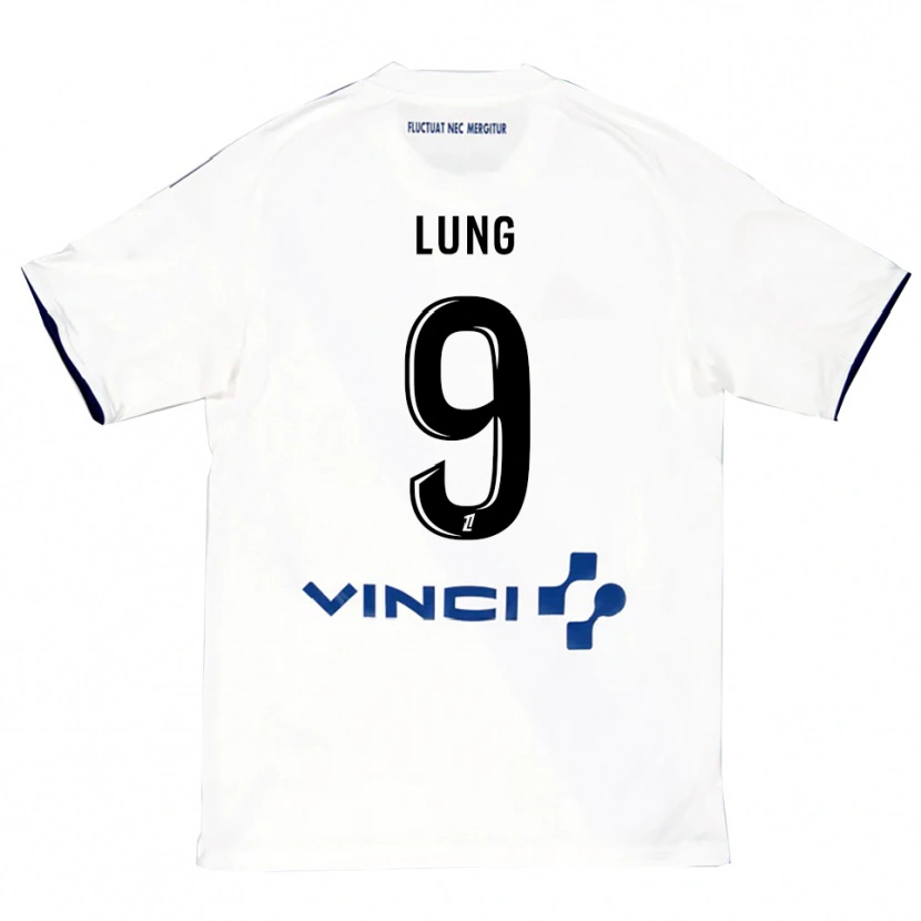 Danxen Kinder Nelson Lung #9 Weiß Blau Auswärtstrikot Trikot 2025/26 T-Shirt Schweiz