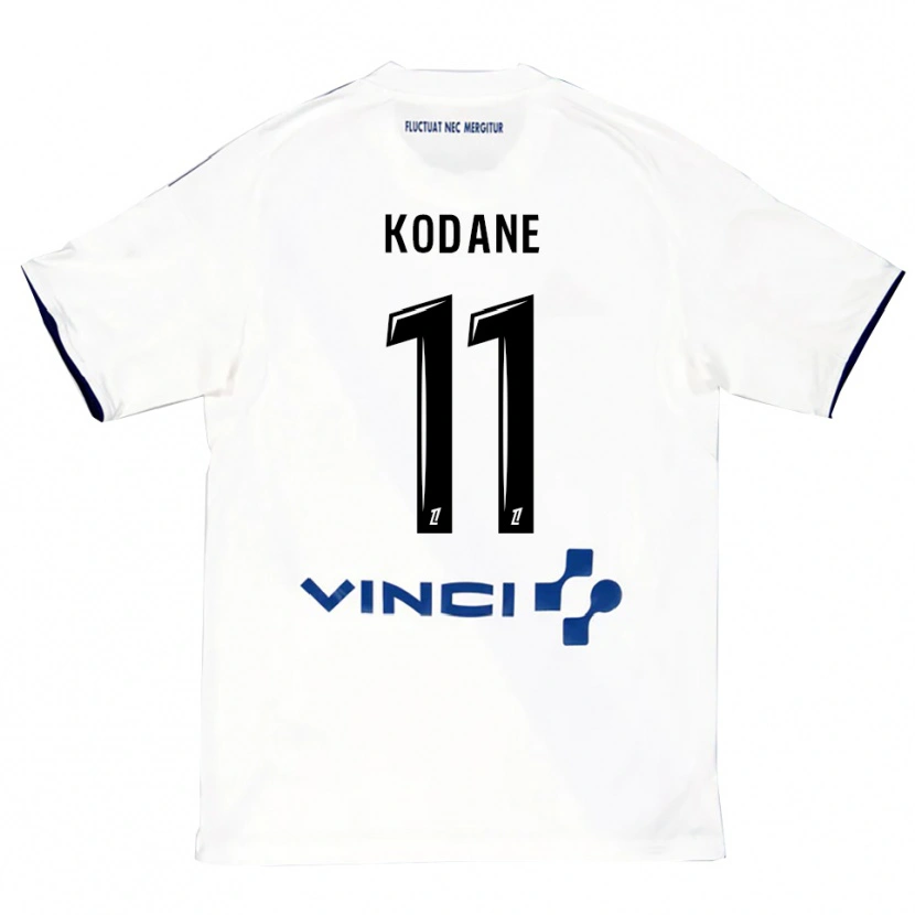 Danxen Kinder Lionel Kodane #11 Weiß Blau Auswärtstrikot Trikot 2025/26 T-Shirt Schweiz