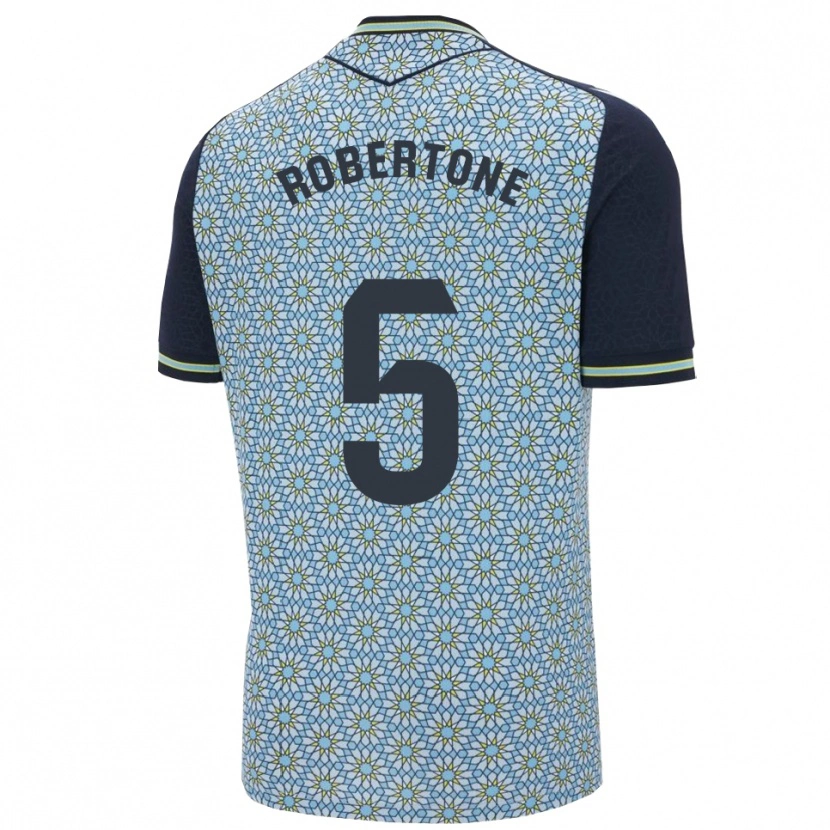 Danxen Kinder Lucas Robertone #5 Blau Marine Auswärtstrikot Trikot 2025/26 T-Shirt Schweiz