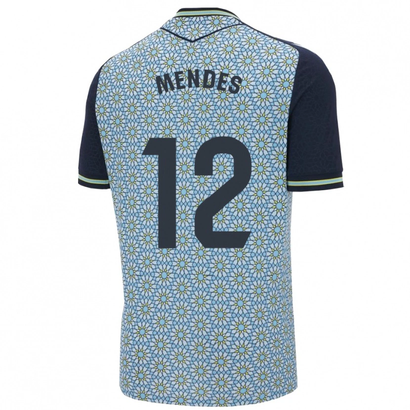 Danxen Kinder Alex Mendes #12 Blau Marine Auswärtstrikot Trikot 2025/26 T-Shirt Schweiz
