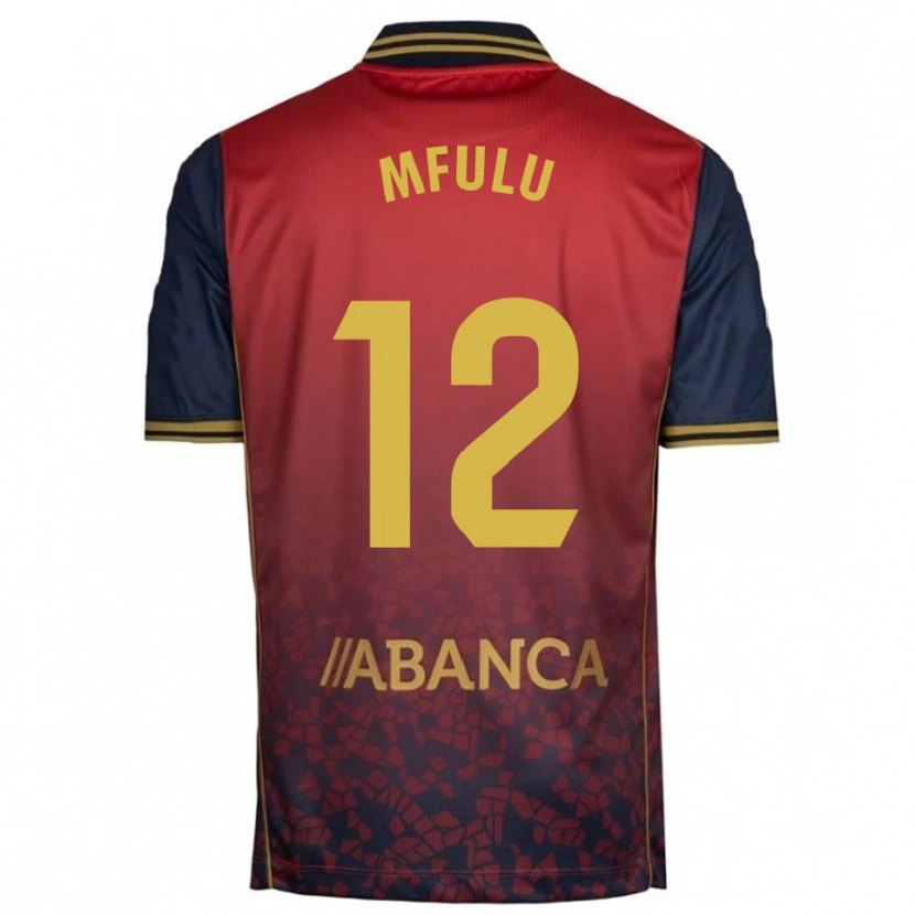 Danxen Kinder Nuke Mfulu #12 Rot Marine Auswärtstrikot Trikot 2025/26 T-Shirt Schweiz