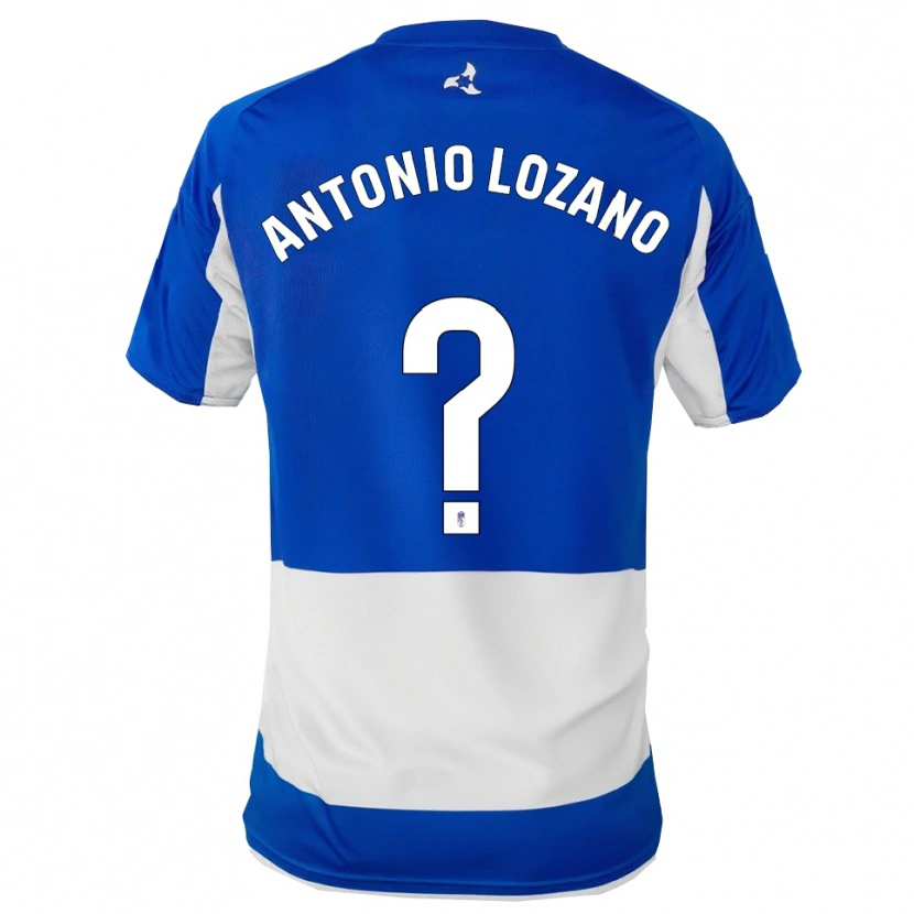 Danxen Kinder José Antonio Lozano #0 Blau Weiß Auswärtstrikot Trikot 2025/26 T-Shirt Schweiz