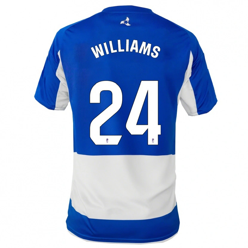 Danxen Kinder Loïc Williams #24 Blau Weiß Auswärtstrikot Trikot 2025/26 T-Shirt Schweiz