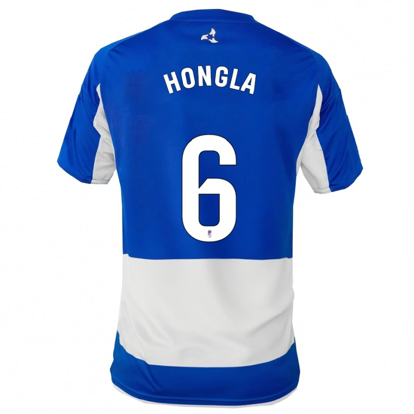 Danxen Kinder Martin Hongla #6 Blau Weiß Auswärtstrikot Trikot 2025/26 T-Shirt Schweiz