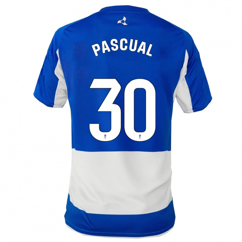 Danxen Kinder Jorge Pascual #30 Blau Weiß Auswärtstrikot Trikot 2025/26 T-Shirt Schweiz