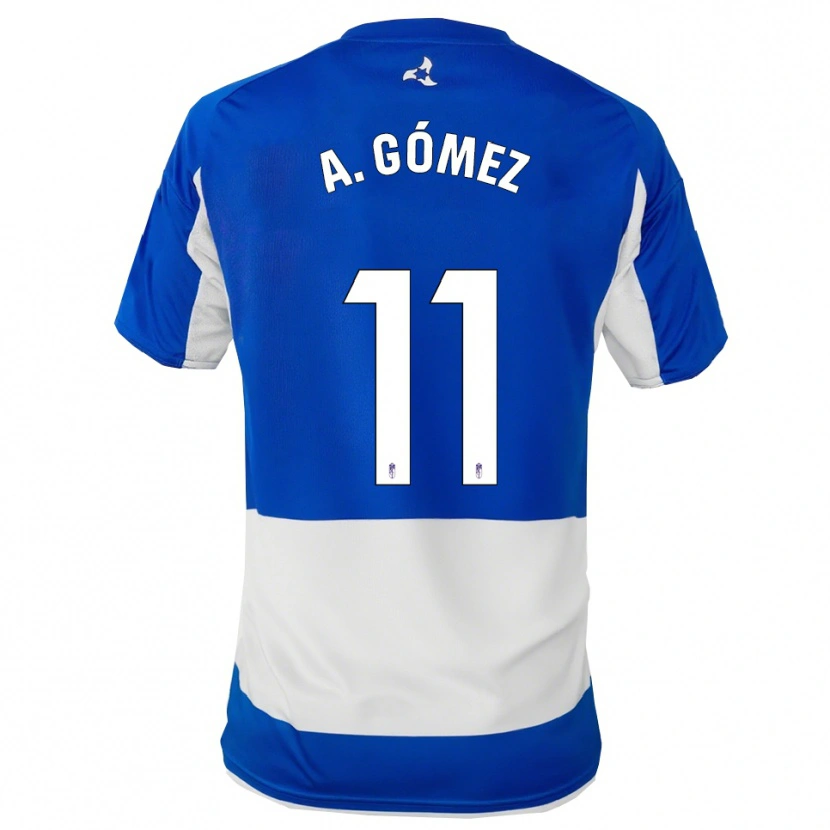 Danxen Kinder Andrea Gómez Oliver #11 Blau Weiß Auswärtstrikot Trikot 2025/26 T-Shirt Schweiz