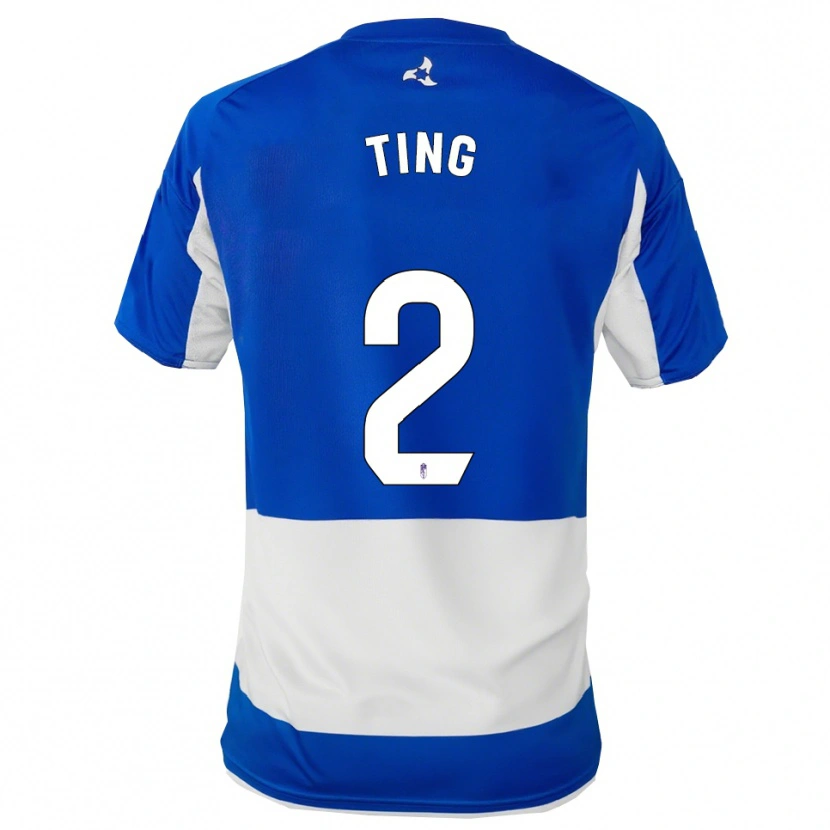 Danxen Kinder Xie Ting #2 Blau Weiß Auswärtstrikot Trikot 2025/26 T-Shirt Schweiz