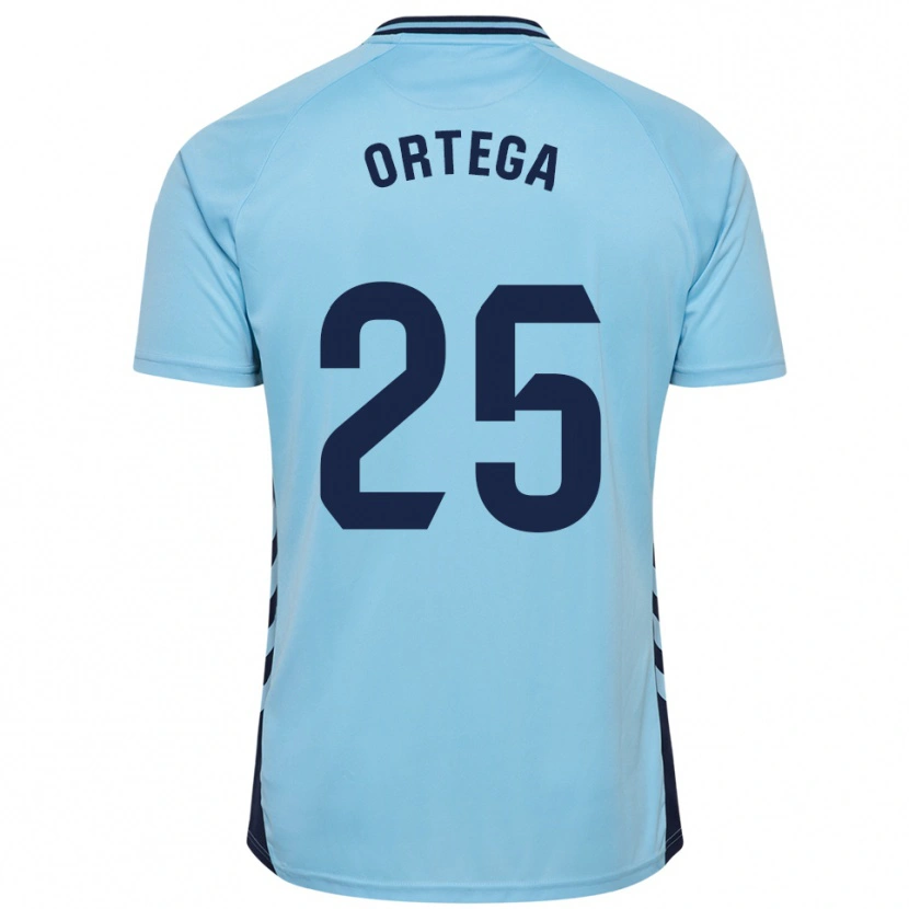 Danxen Kinder Edián Ortega #25 Himmelblau Auswärtstrikot Trikot 2025/26 T-Shirt Schweiz