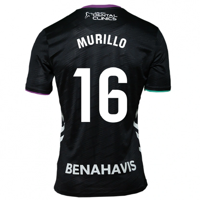 Danxen Kinder Diego Murillo #16 Schwarz Lila Grün Auswärtstrikot Trikot 2025/26 T-Shirt Schweiz