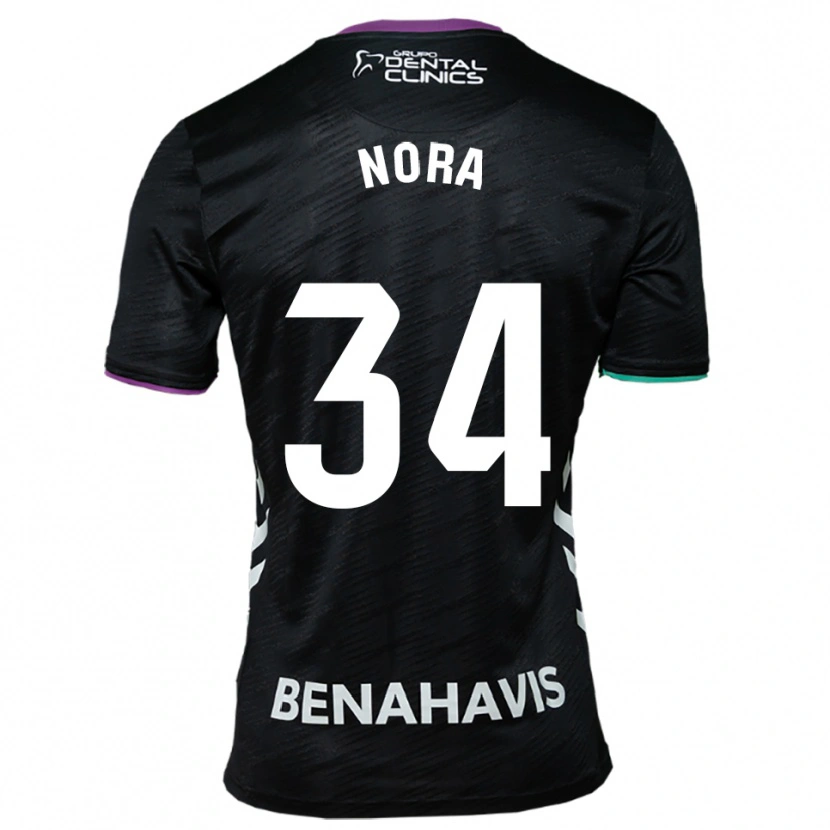 Danxen Kinder Nora #34 Schwarz Lila Grün Auswärtstrikot Trikot 2025/26 T-Shirt Schweiz
