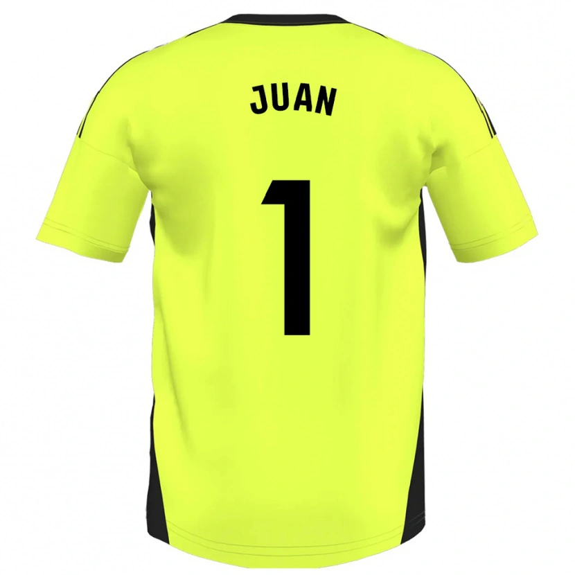Danxen Kinder Ramón Juan #1 Fluoreszierendes Gelb Auswärtstrikot Trikot 2025/26 T-Shirt Schweiz