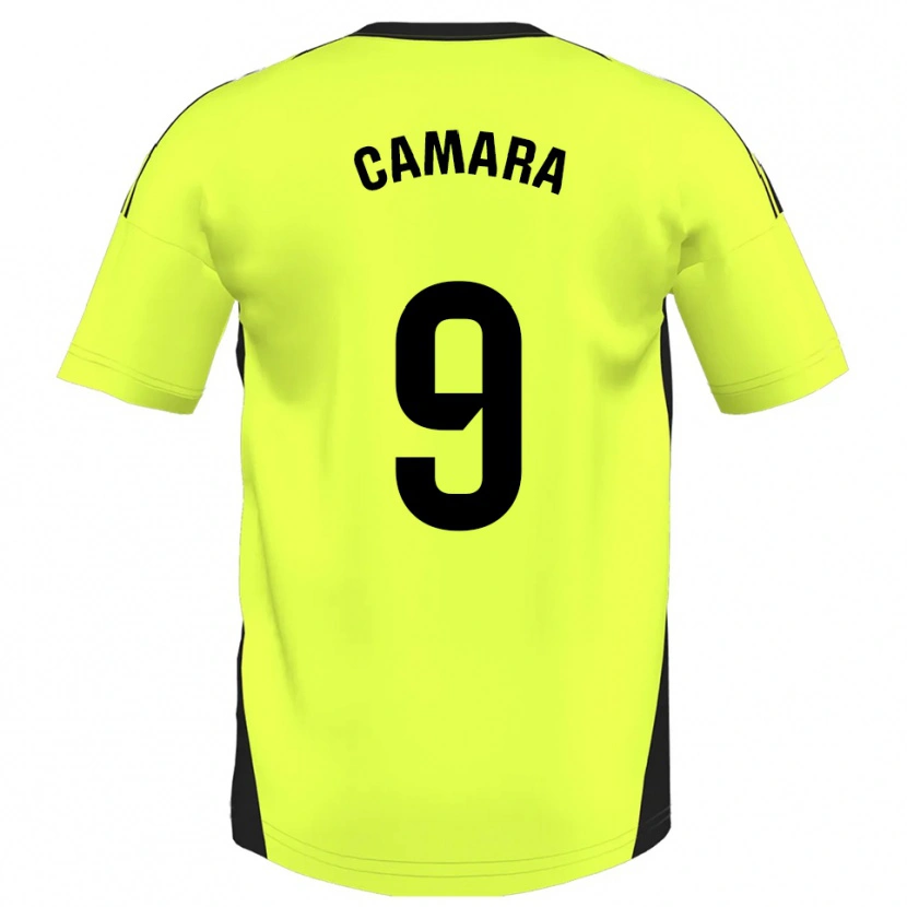 Danxen Kinder Aaron Cámara #9 Fluoreszierendes Gelb Auswärtstrikot Trikot 2025/26 T-Shirt Schweiz