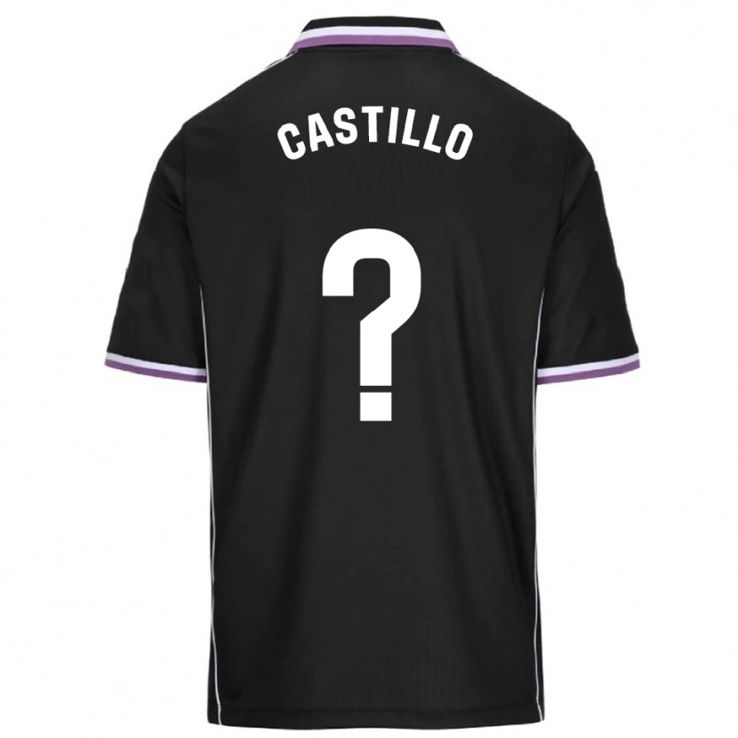 Danxen Kinder Gonzalo Castillo #0 Lila Schwarz Auswärtstrikot Trikot 2025/26 T-Shirt Schweiz