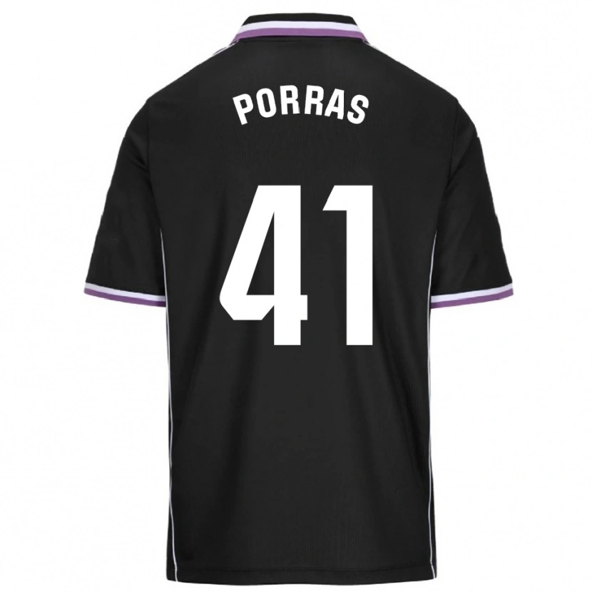 Danxen Kinder César Porras #41 Lila Schwarz Auswärtstrikot Trikot 2025/26 T-Shirt Schweiz