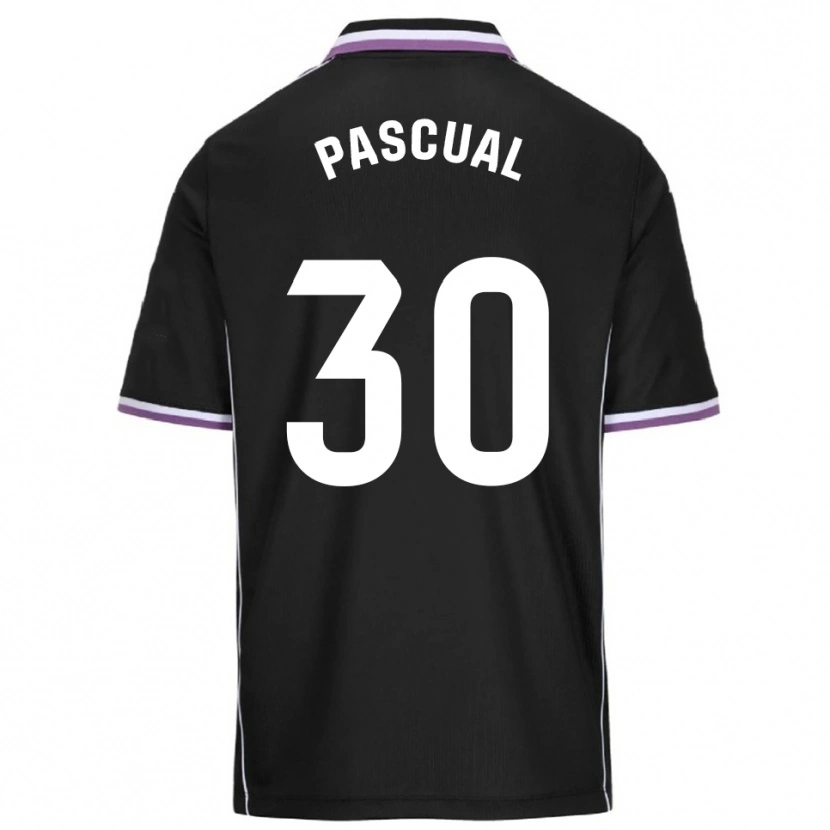 Danxen Kinder Adrián Pascual #30 Lila Schwarz Auswärtstrikot Trikot 2025/26 T-Shirt Schweiz