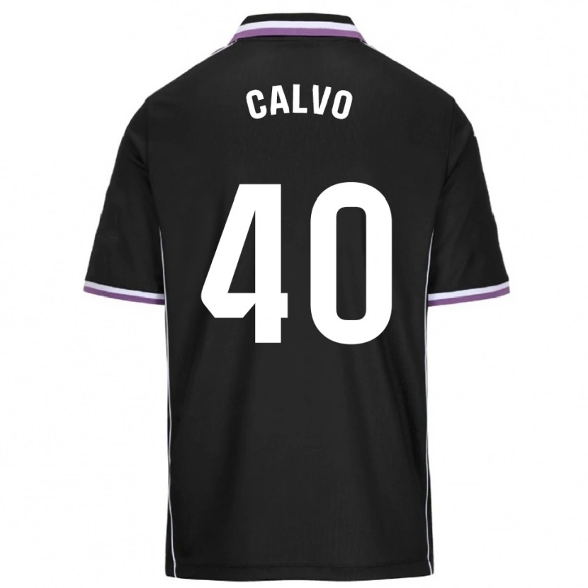 Danxen Kinder Hugo Calvo #40 Lila Schwarz Auswärtstrikot Trikot 2025/26 T-Shirt Schweiz