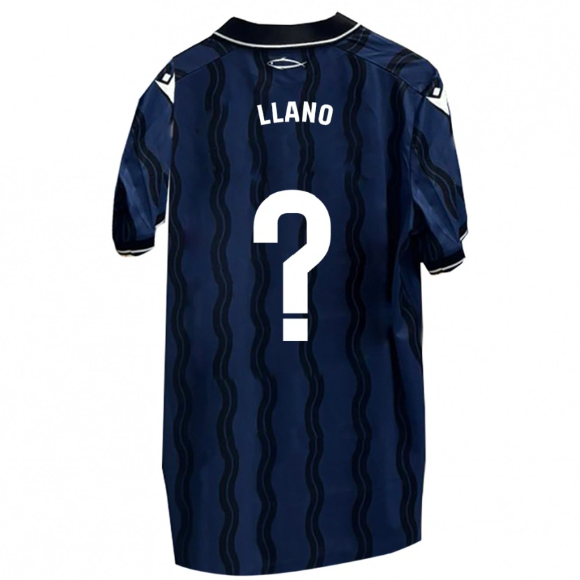 Danxen Kinder Guillermo Llano #0 Dunkelblau Schwarz Auswärtstrikot Trikot 2025/26 T-Shirt Schweiz